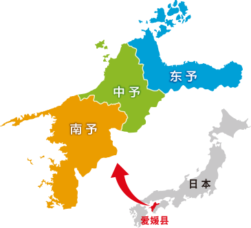 爱媛县地图